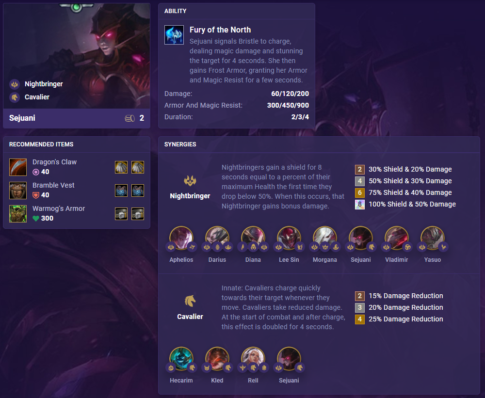 TFT Set 5 Sejuani