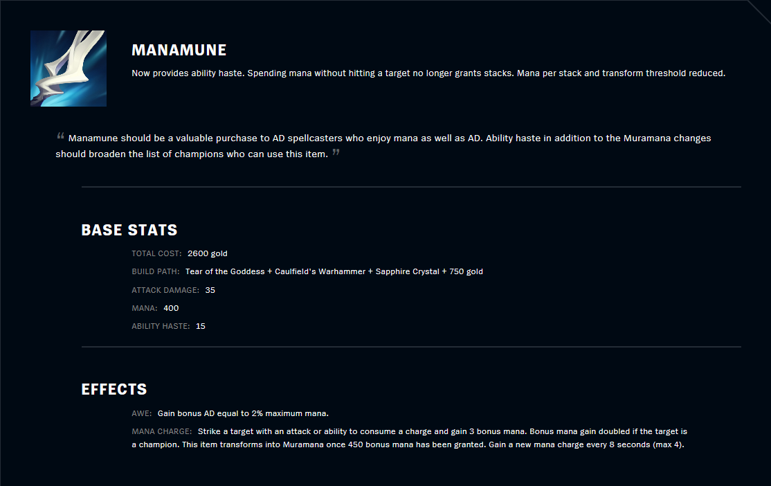 Manamune