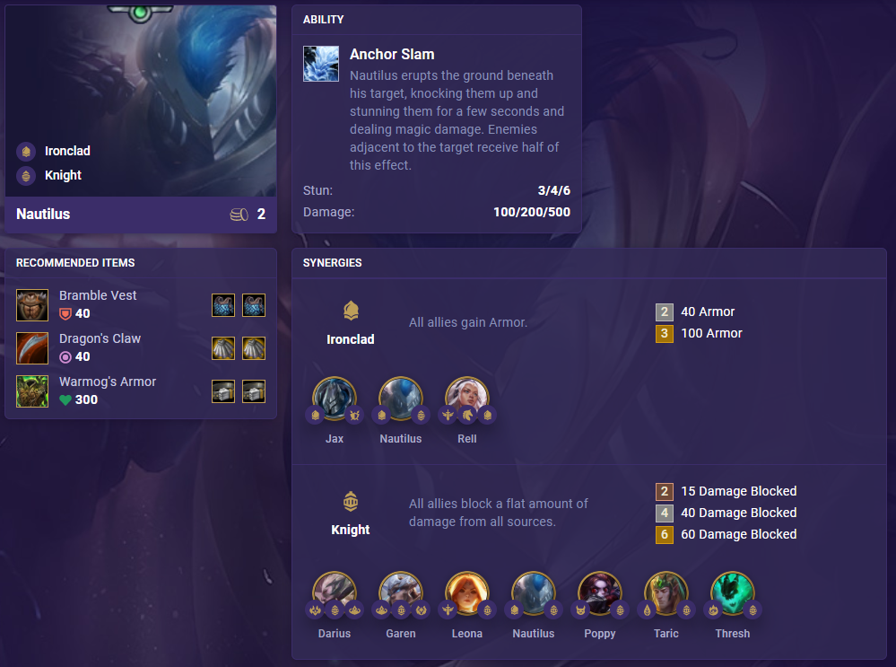 TFT Set 5 Nautilus