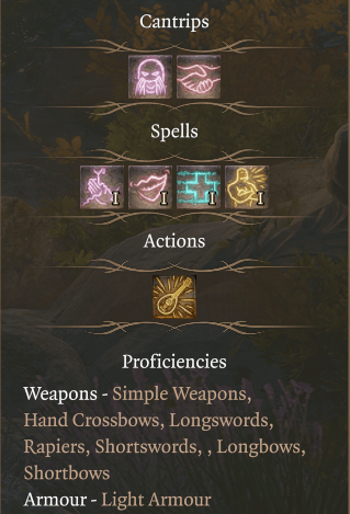 valor bard spells