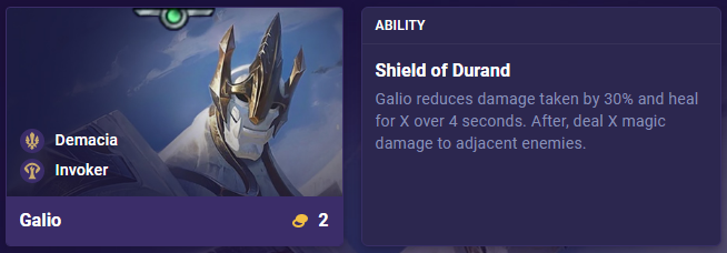 TFT Set 9 Galio