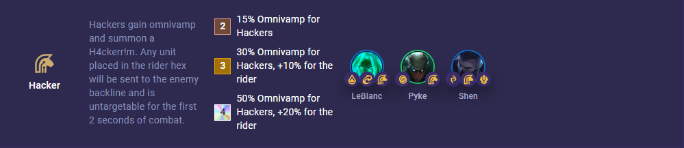 TFT Set 8.5 Hacker