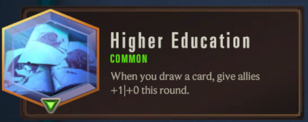Higher Education (LoR Passive)