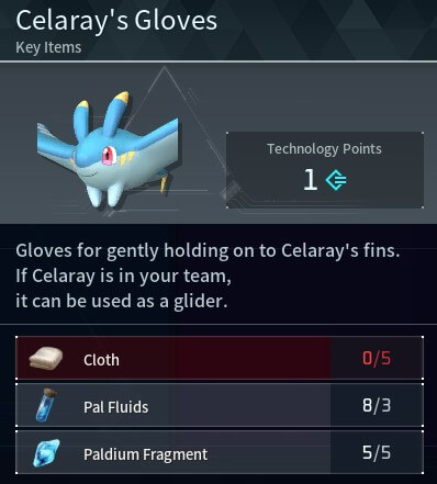 celeray gloves recipe