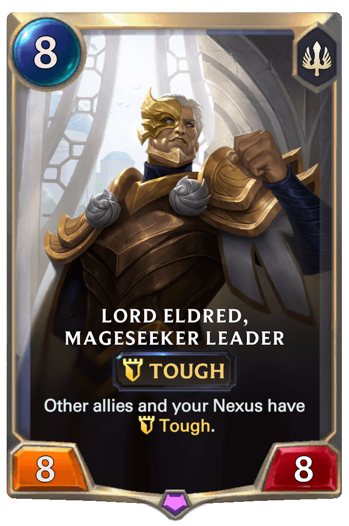 d0d22e71-lord-eldred-mageseeker-leader-lor-card lord eldred, mageseeker leader lor card