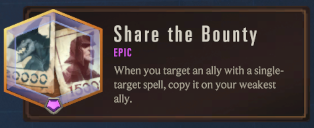 Share the Bounty (LoR Passive)