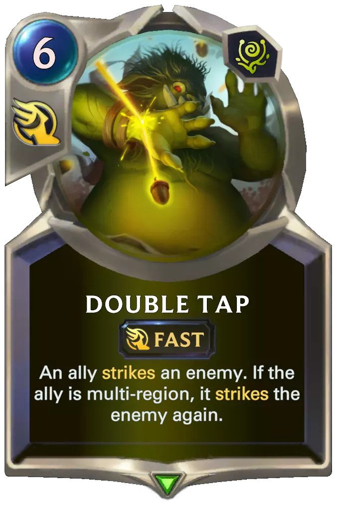 double tap (lor card)