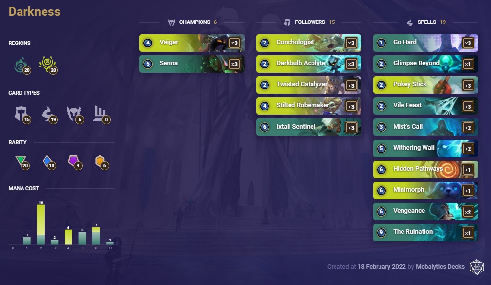 Darkness (LoR Deck)