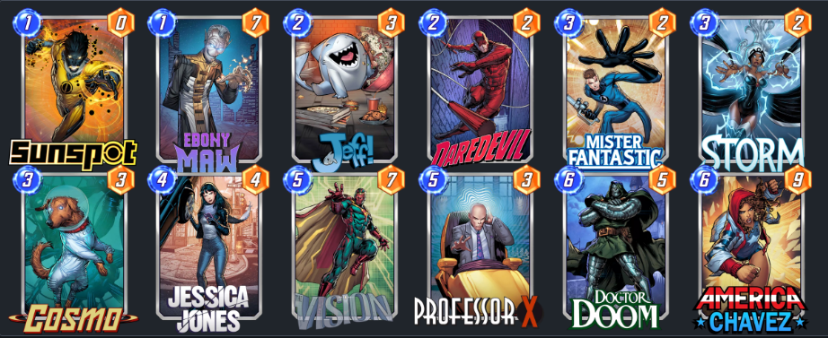 Marvel Snap Location Jeff Deck