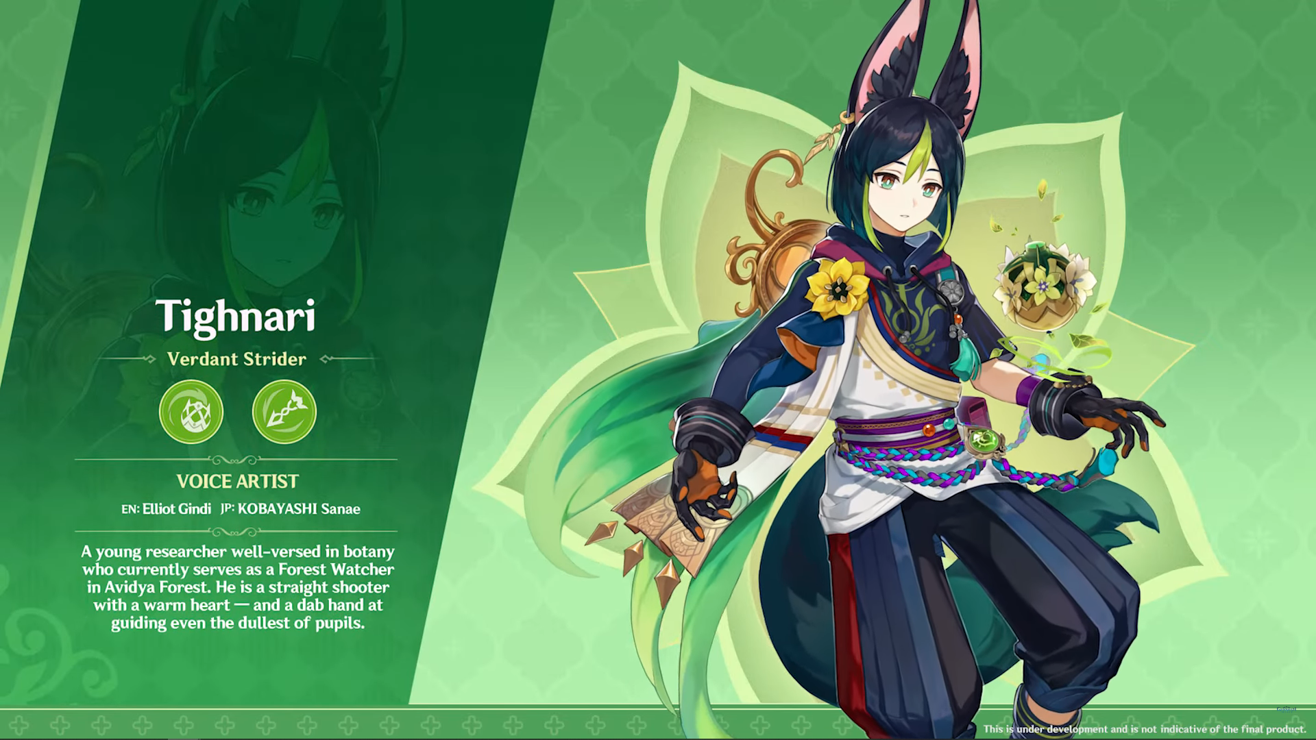 Genshin Impact Tighnari Teaser