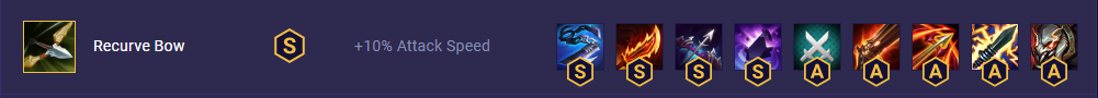 TFT Set 8 Recurve Bow