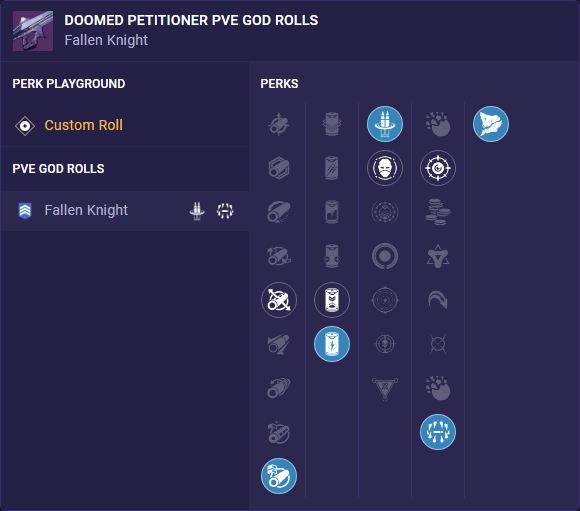 doomed petitioner roll