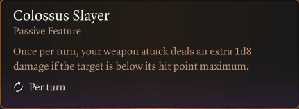 colossus slayer