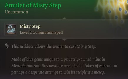 e3255882-amulet-of-misty-step amulet of misty step