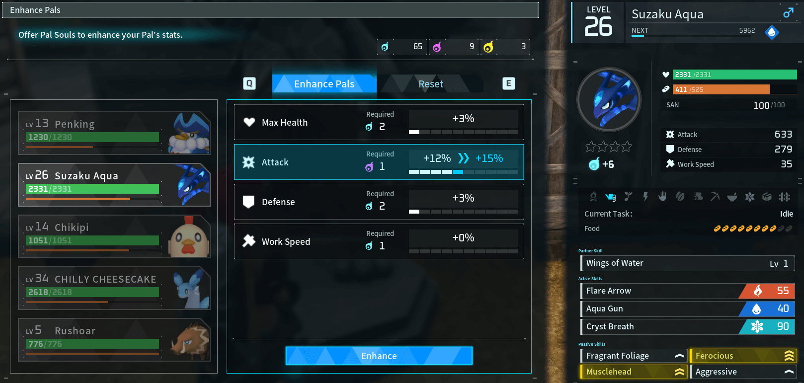 enhancing attack power example