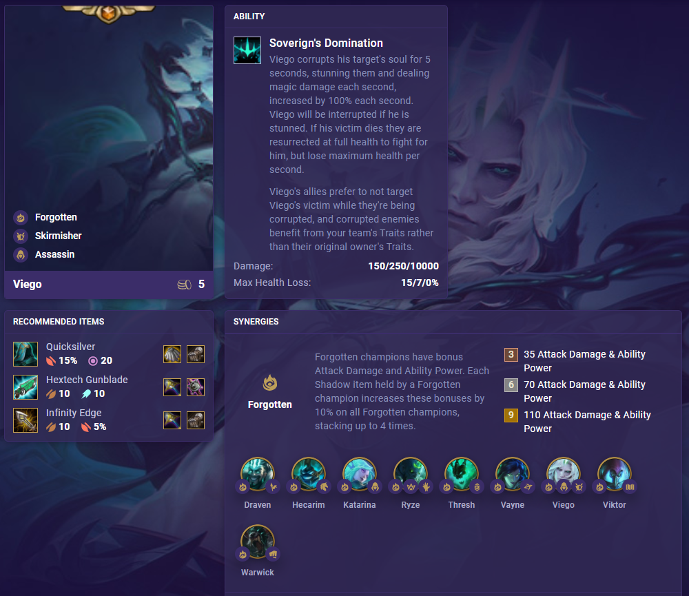 TFT Set 5 Viego