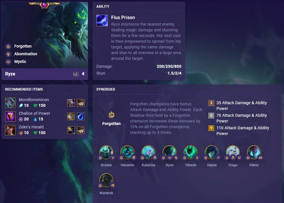 TFT Set 5 Ryze