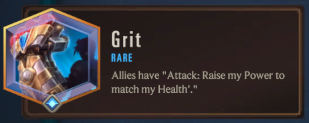 Grit (LoR Passive)