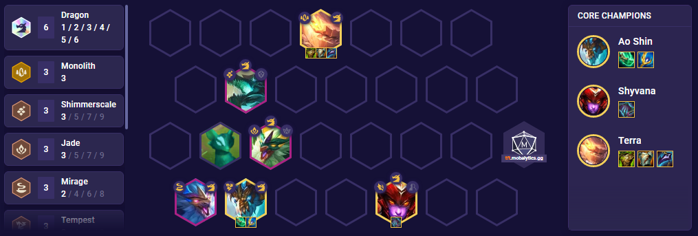 TFT 6 Dragons