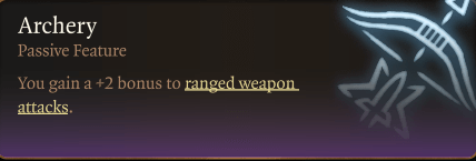 archery passive
