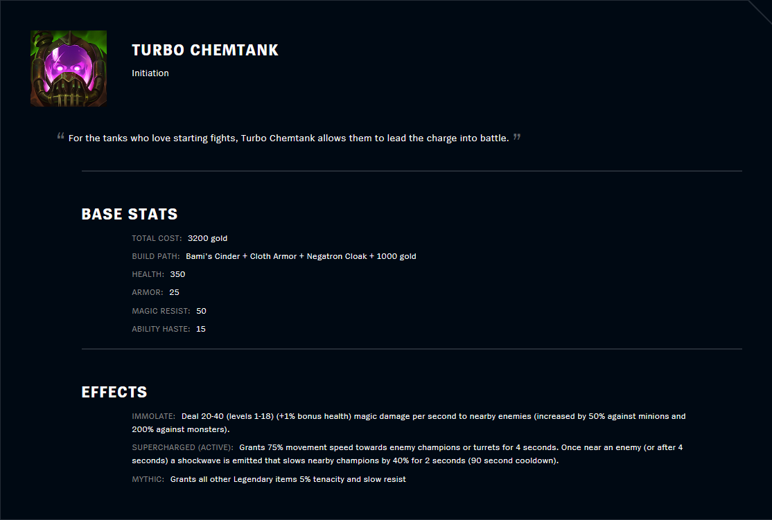 Turbo Chemtank