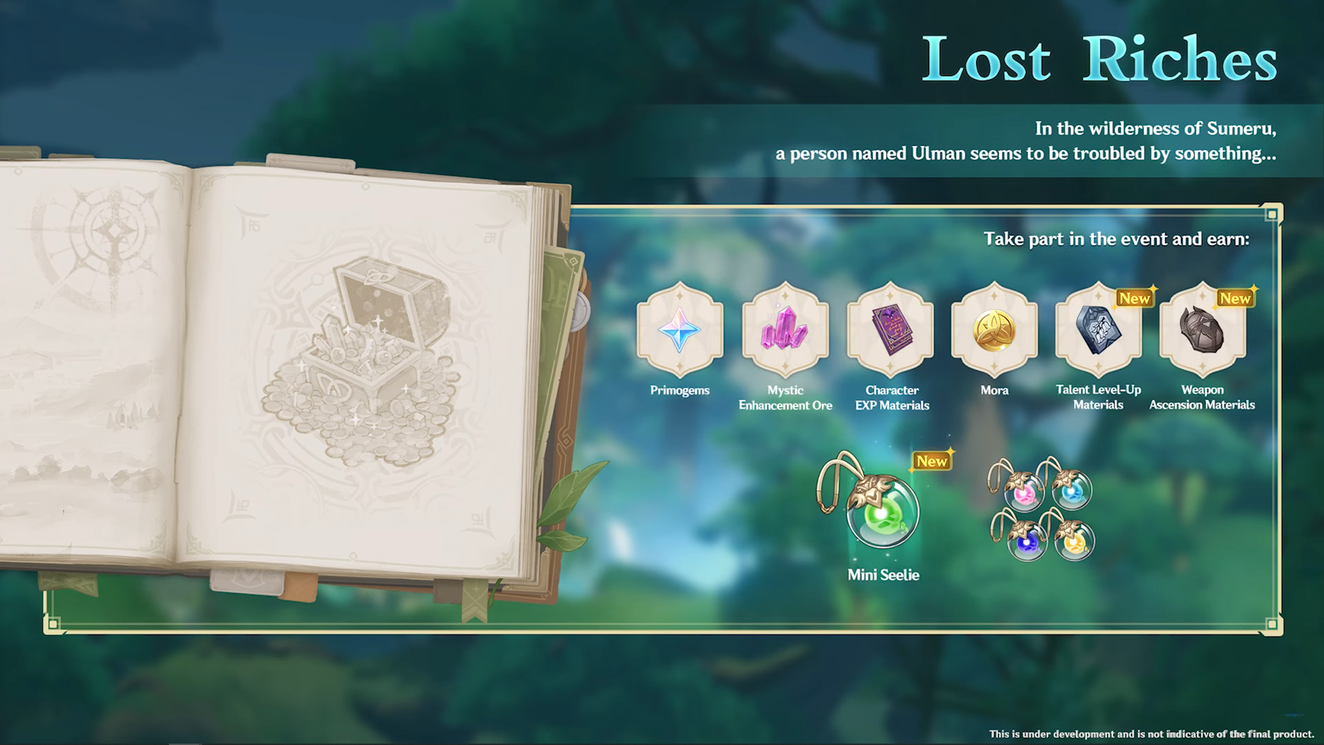 Genshin Impact 3.0 Event Lost Riches