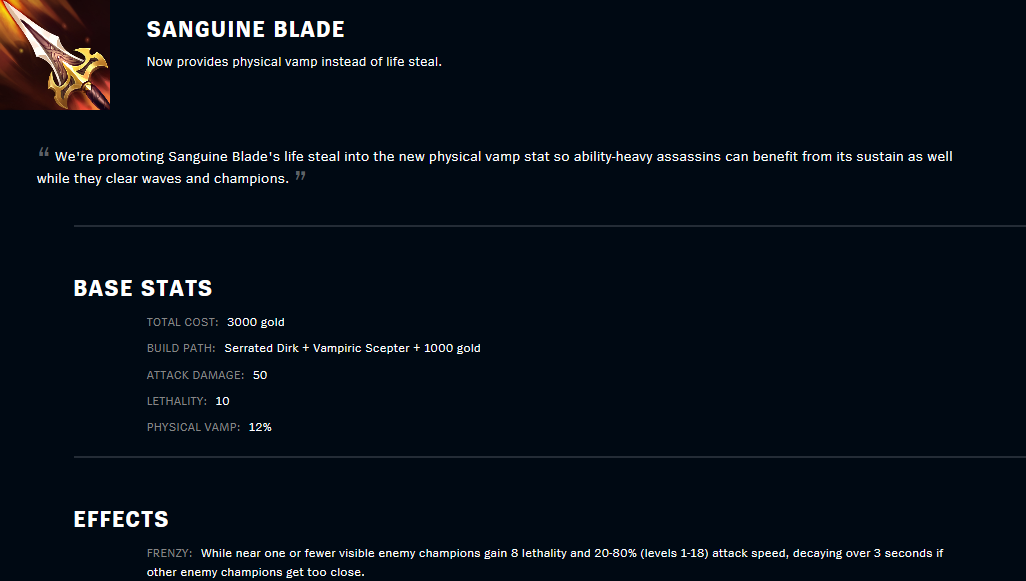 Sanguine Blade