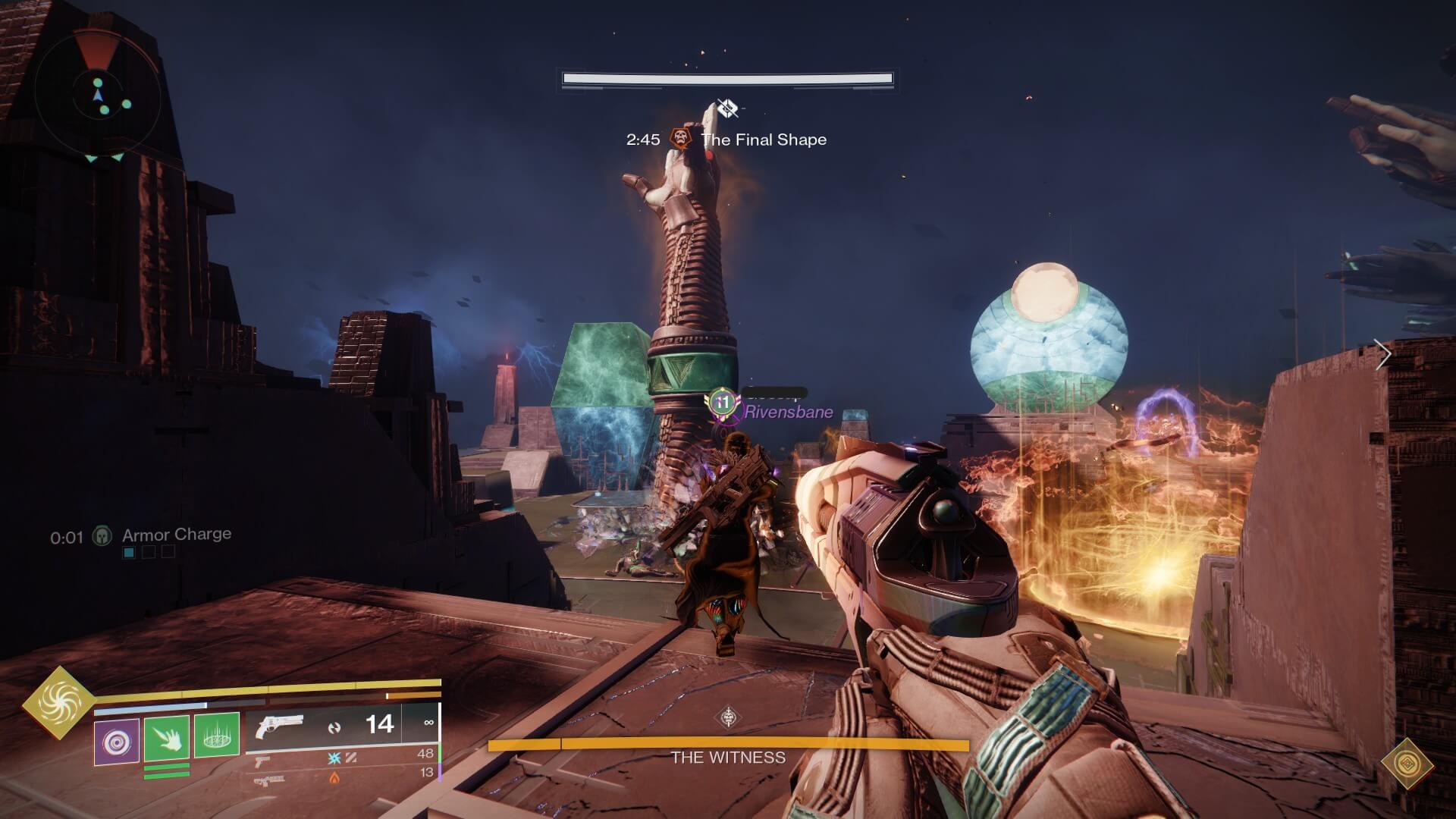 fifth encounter zenith witness boss fight 2