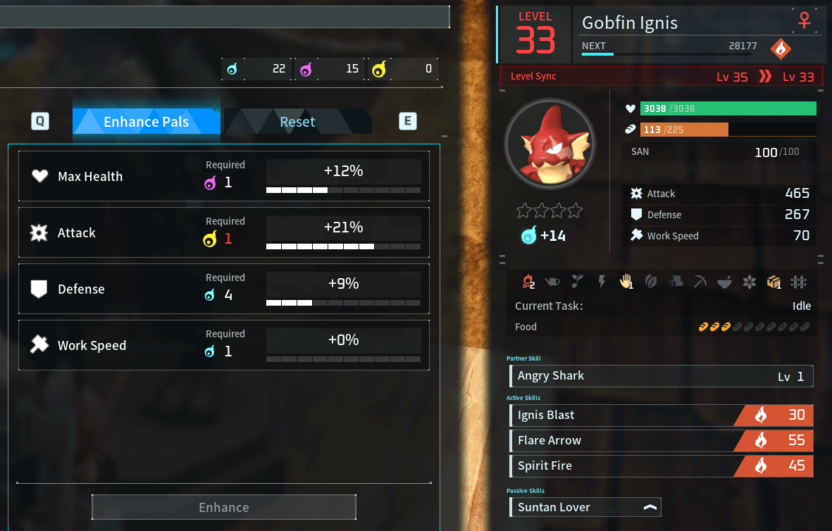 gobfin ignis upgrade