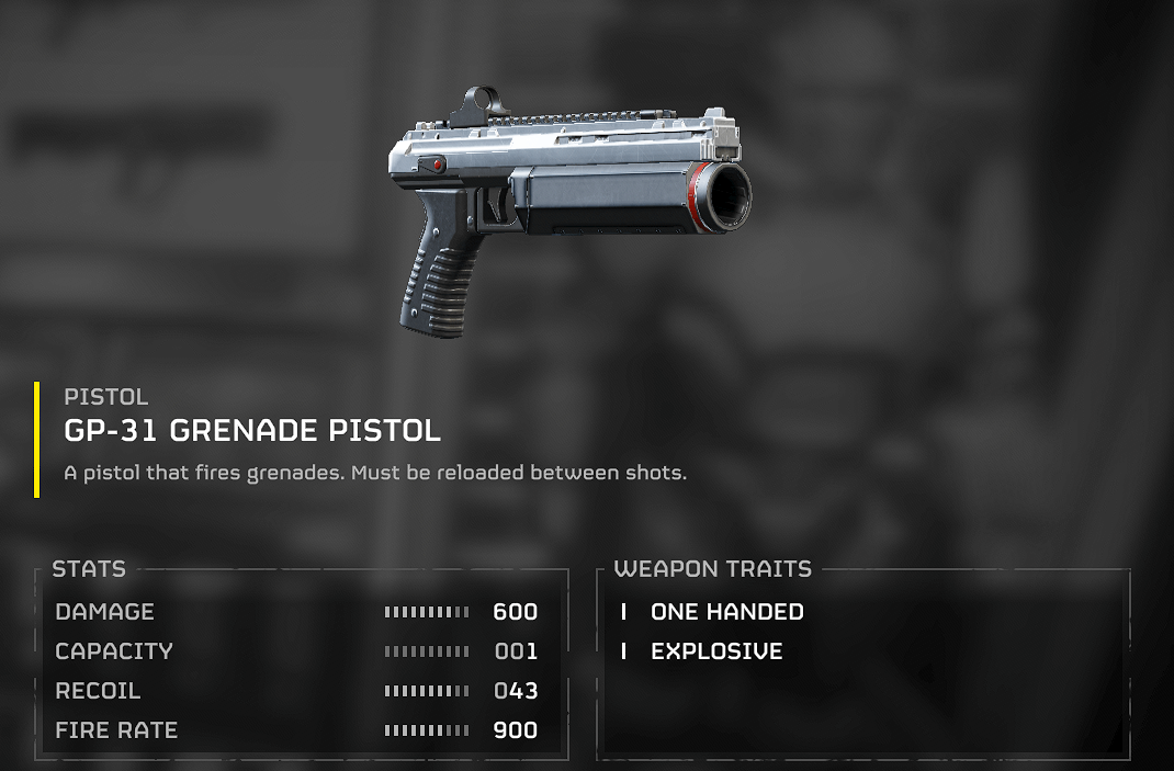 gp-31-grenade-pistol GP-31 Grenade Pistol