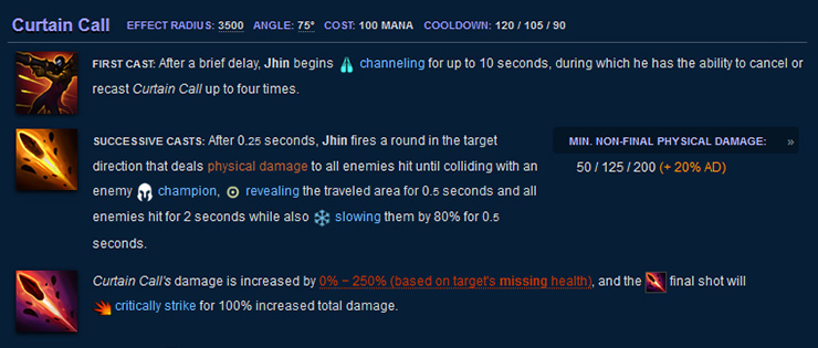 Jhin Curtain Call