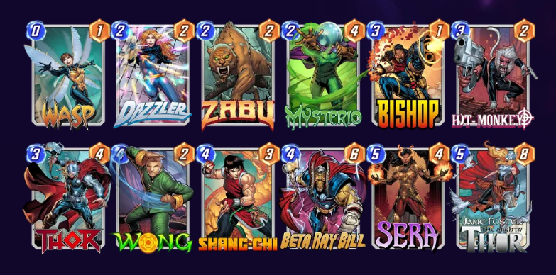 Marvel Snap Beta Ray Bill Hit-Monkey Deck