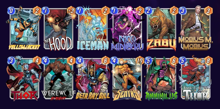 Marvel Snap Beta Ray Bill Werewolf Deck