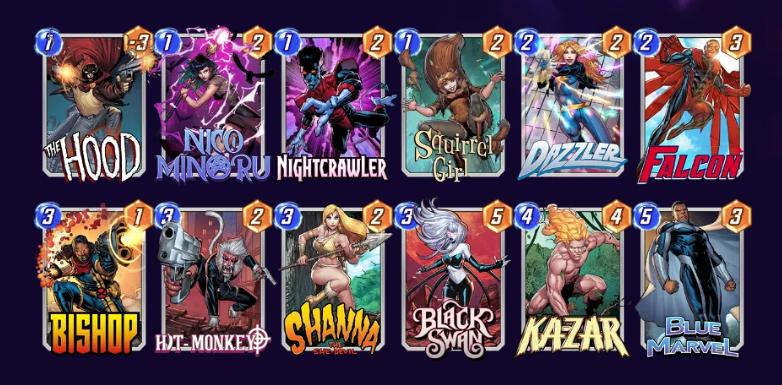 Marvel Snap Black Swan Zoo Deck