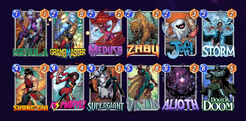 Marvel Snap Control Supergiant Deck