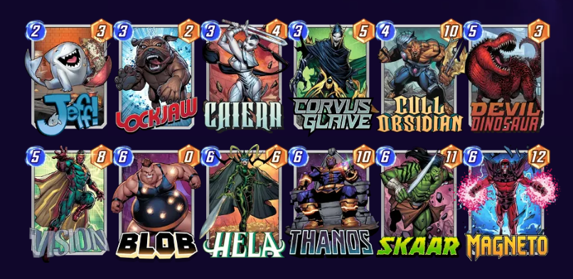 Marvel Snap Corvus Glaive Thanos Hela Deck