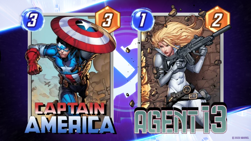 Marvel Snap Power Couple Captain America Agent 13