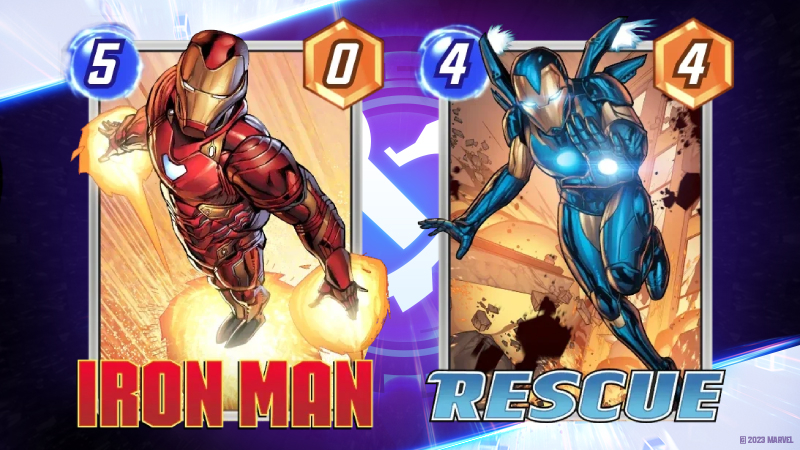 Marvel Snap Power Couple Iron Man Rescue