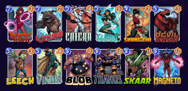 Marvel Snap Power Couple Thanos Deck