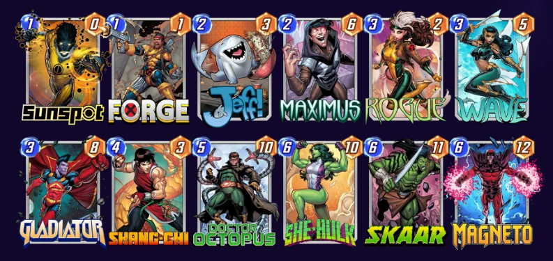 Marvel Snap Skaar Deck