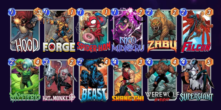 Marvel Snap Supergiant Hit-Monkey Deck