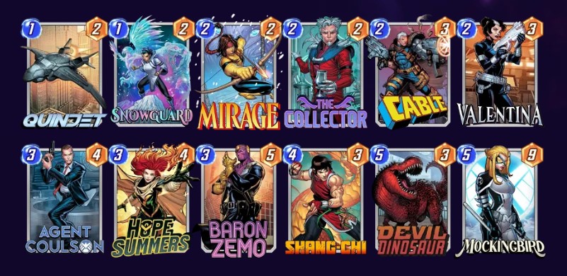 Marvel Snap Valentina Devil Dinosaur Deck