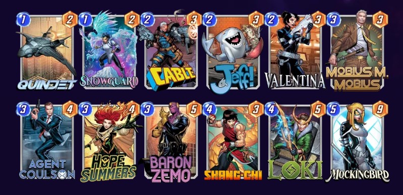 Marvel Snap Valentina Loki Tech Deck