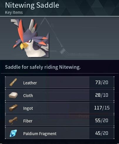 nitewing saddle unlock