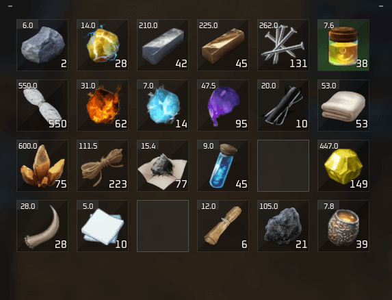 palworld materials
