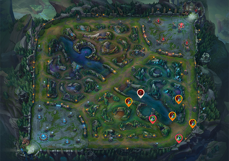 Red bot lane - even