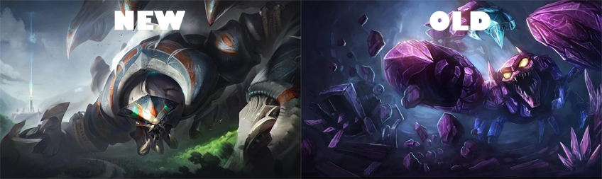 Base Skarner Splash Comparison