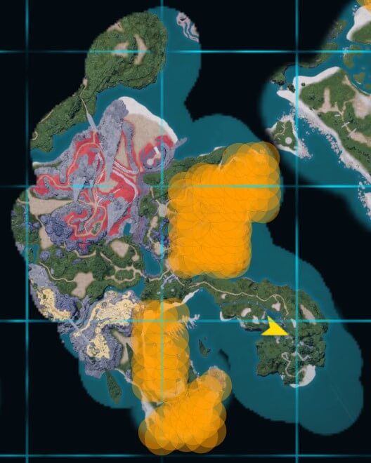 teafant locations map