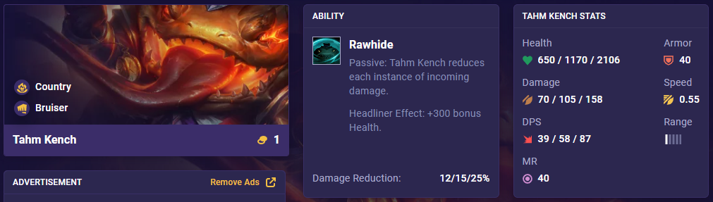 TFT Set 10 Tahm Kench 14.1
