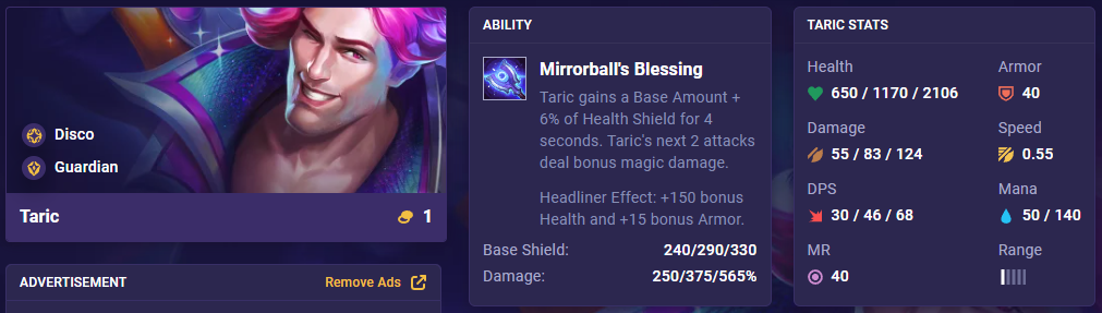 TFT Set 10 Taric 14.1